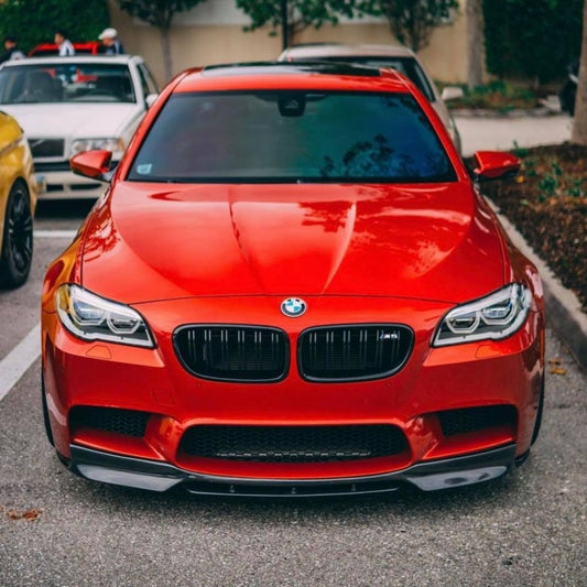 Carbonteile Tuning 1061 - Frontlippe Lippe Frontspoiler Schwert V4 Carbon passend für BMW F10 M5