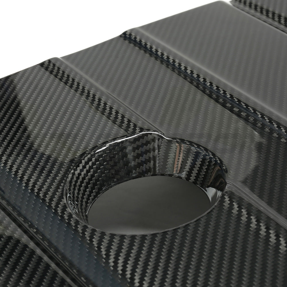 TOYOTA SUPRA A90 3.0T B58 CARBON FIBRE ENGINE COVER-Accessories-CT CARBON-CT Carbon - High-quality carbon fiber and gloss black aerodynamic parts for premium sports and luxury vehicles.