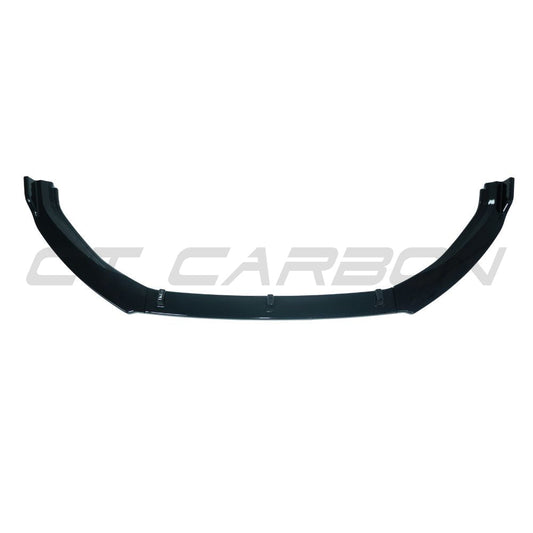 VOLKSWAGEN GOLF MK7 GLOSS BLACK SPLITTER-Splitter-BLAK BY CT-CT Carbon - High-quality carbon fiber and gloss black aerodynamic parts for premium sports and luxury vehicles.