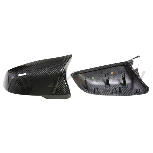 TOYOTA SUPRA A90 CARBON FIBRE MIRRORS - M-STYLE-Accessories-CT CARBON-CT Carbon - High-quality carbon fiber and gloss black aerodynamic parts for premium sports and luxury vehicles.