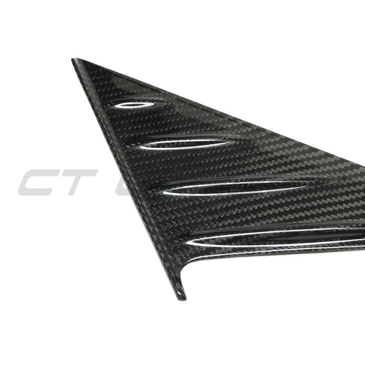 BMW M4 G82/G83 CARBON FIBRE MIRROR PILLAR TRIM-Accessories-CT CARBON-CT Carbon - High-quality carbon fiber and gloss black aerodynamic parts for premium sports and luxury vehicles.