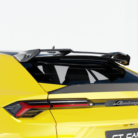 LAMBORGHINI URUS PERFORMANTE CARBON FIBRE SPOILER - CT DESIGN-Spoiler-CT CARBON-CT Carbon - High-quality carbon fiber and gloss black aerodynamic parts for premium sports and luxury vehicles.