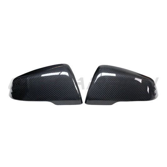 TOYOTA SUPRA A90 CARBON FIBRE MIRRORS-Accessories-CT CARBON-CT Carbon - High-quality carbon fiber and gloss black aerodynamic parts for premium sports and luxury vehicles.