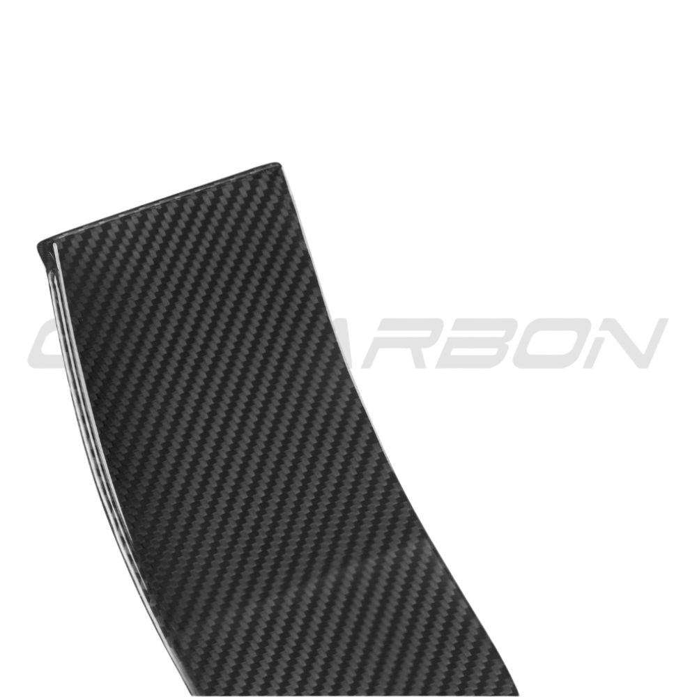 BMW M3/M4 G80/G81/G82/G83 2021+ CARBON FIBRE FRONT BUMPER CANARDS - V3-Accessories-CT CARBON-CT Carbon - High-quality carbon fiber and gloss black aerodynamic parts for premium sports and luxury vehicles.