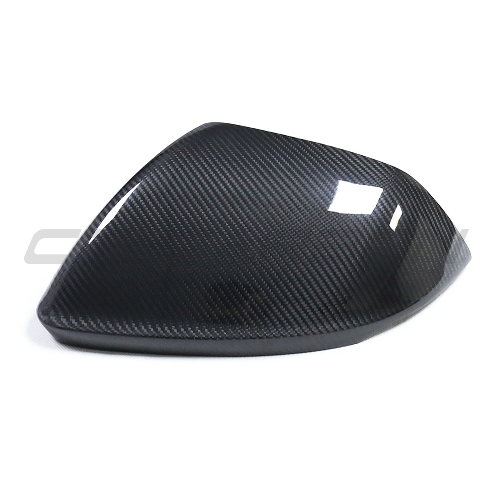 AUDI Q8/SQ8/RSQ8 & LAMBORGHINI URUS CARBON FIBRE MIRRORS - WITHOUT LANE ASSIST-Accessories-CT CARBON-CT Carbon - High-quality carbon fiber and gloss black aerodynamic parts for premium sports and luxury vehicles.