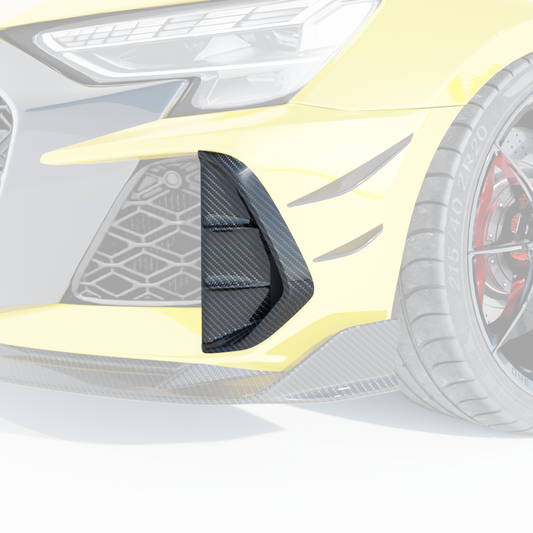 AUDI RS3 8Y 2025+ CARBON FIBRE FRONT BUMPER VENTS- CT DESIGN