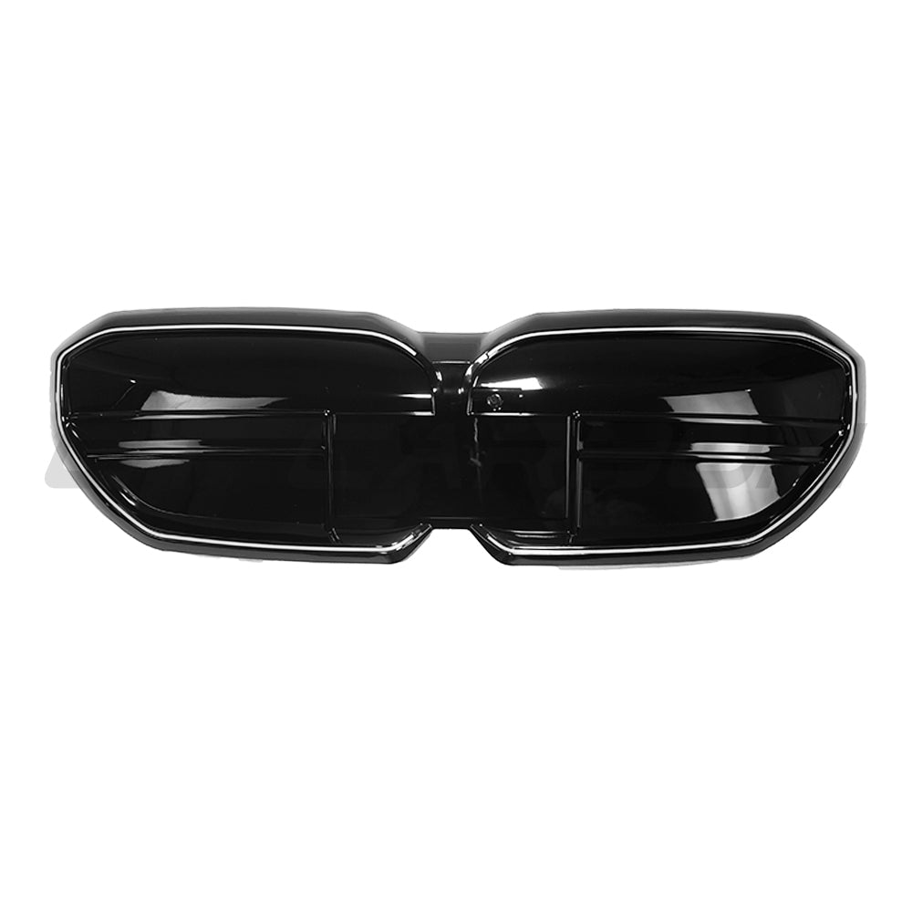 BMW 5 SERIES G60/G61 i5 2023+ GLOSS BLACK FRONT GRILLE-Grille-BLAK BY CT-CT Carbon - High-quality carbon fiber and gloss black aerodynamic parts for premium sports and luxury vehicles.