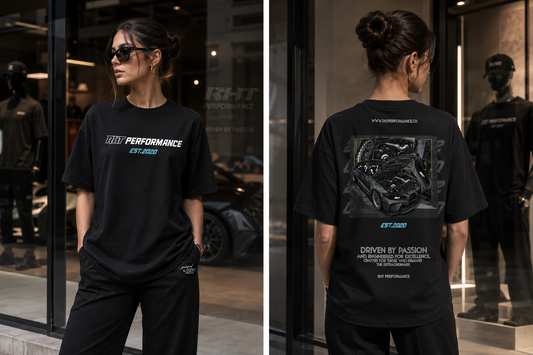 RHT Performance Tee – Premium Oversized Fit - Black G80
