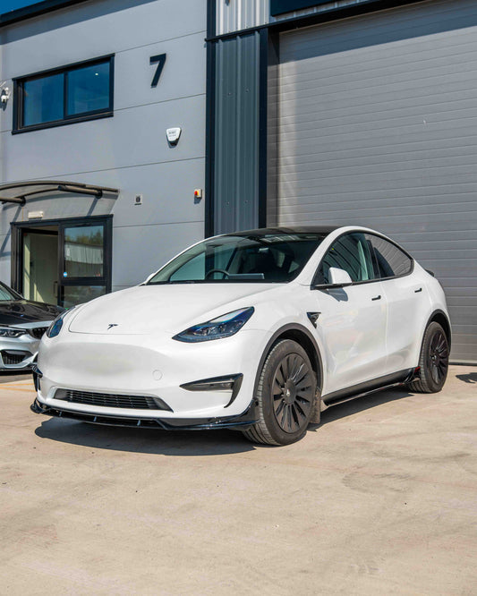 TESLA MODEL Y FULL GLOSS BLACK KIT - BLAK BY CT CARBON-Kit-BLAK BY CT-CT Carbon - High-quality carbon fiber and gloss black aerodynamic parts for premium sports and luxury vehicles.