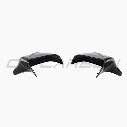 TESLA MODEL 3 2017+ CARBON FIBRE MIRRORS - V2-Accessories-CT CARBON-CT Carbon - High-quality carbon fiber and gloss black aerodynamic parts for premium sports and luxury vehicles.