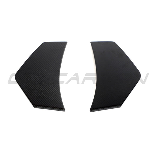 AUDI R8 V10 GEN 2.5 2020-2023 CARBON FIBRE REAR BUMPER CORNERS-Accessories-CT CARBON-CT Carbon - High-quality carbon fiber and gloss black aerodynamic parts for premium sports and luxury vehicles.