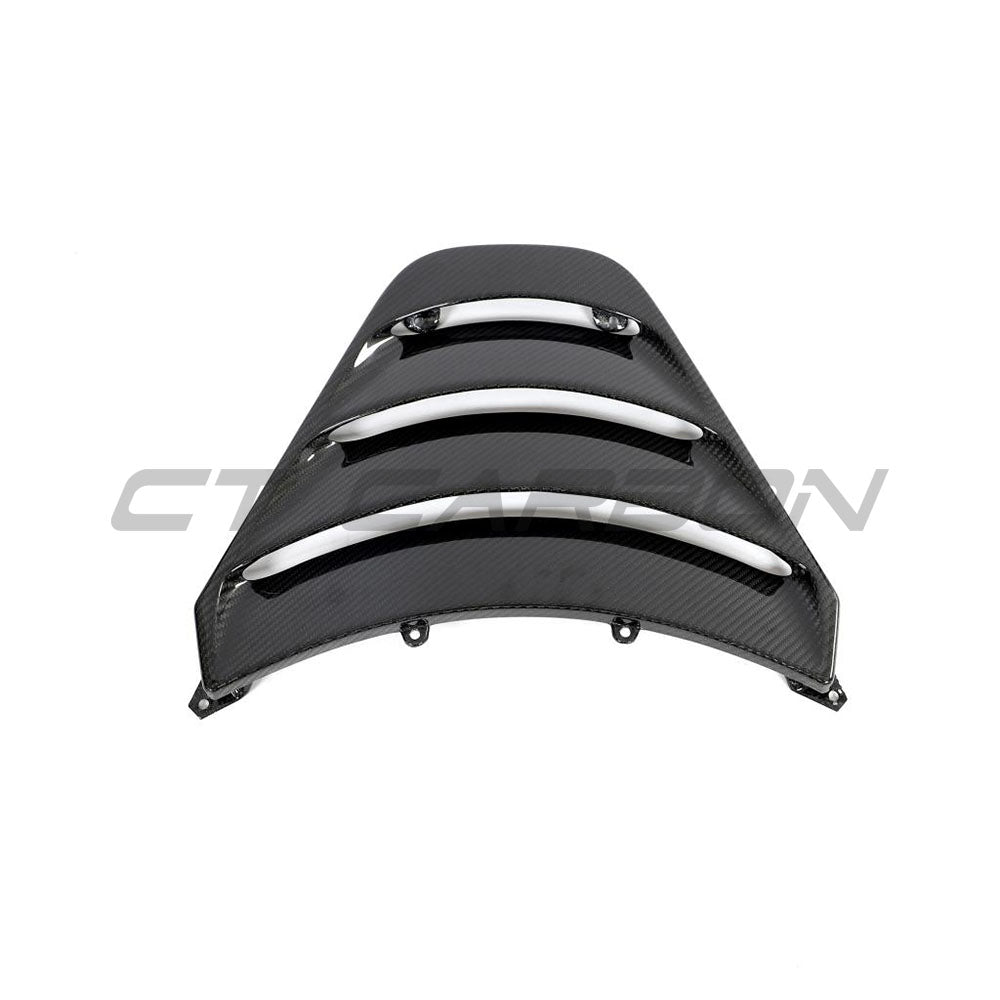 MCLAREN 720S CARBON FIBRE ENGINE COVER-Accessories-CT CARBON-CT Carbon - High-quality carbon fiber and gloss black aerodynamic parts for premium sports and luxury vehicles.