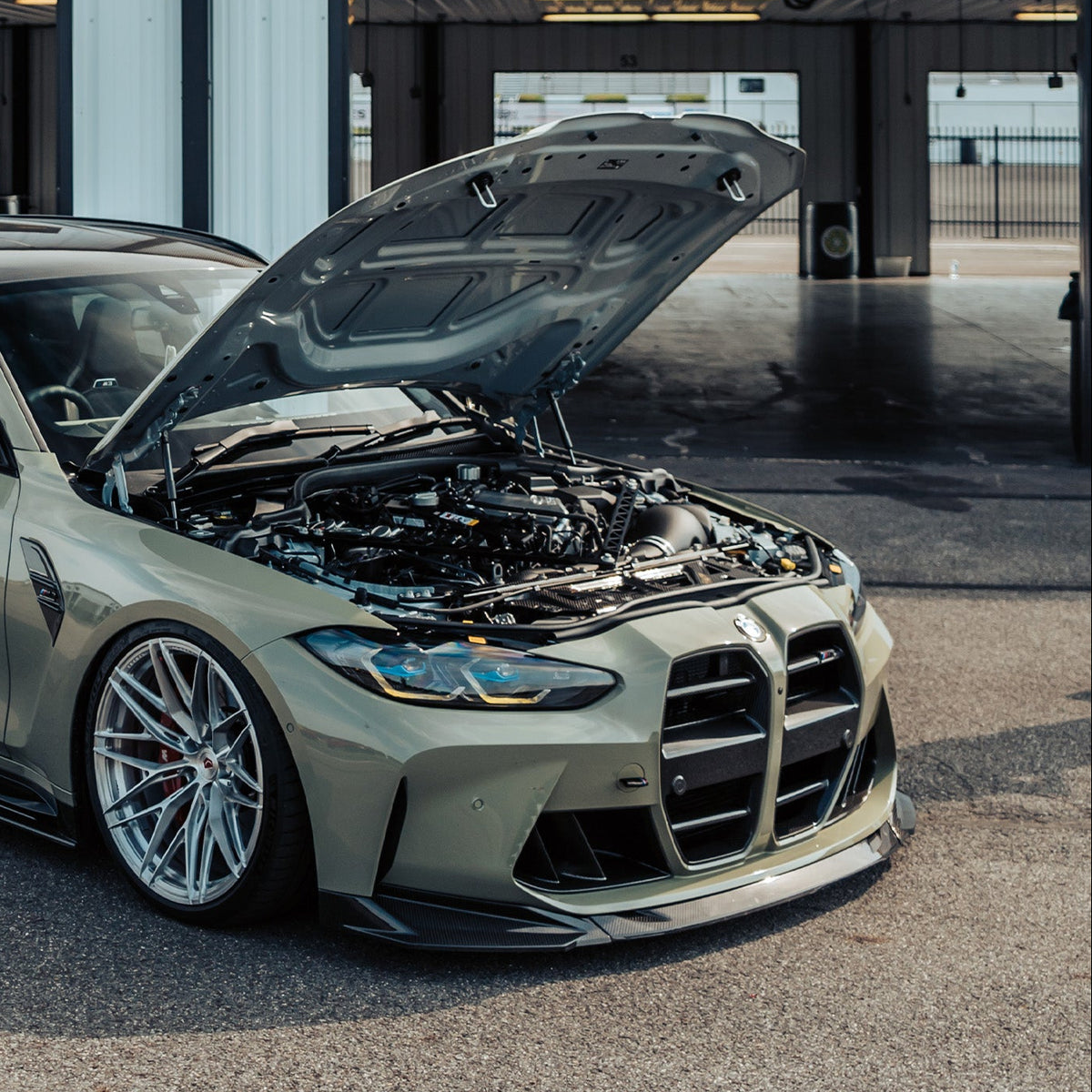 RHT BMW M3/M4 G8X Dry Carbon Front Splitter – Version 2