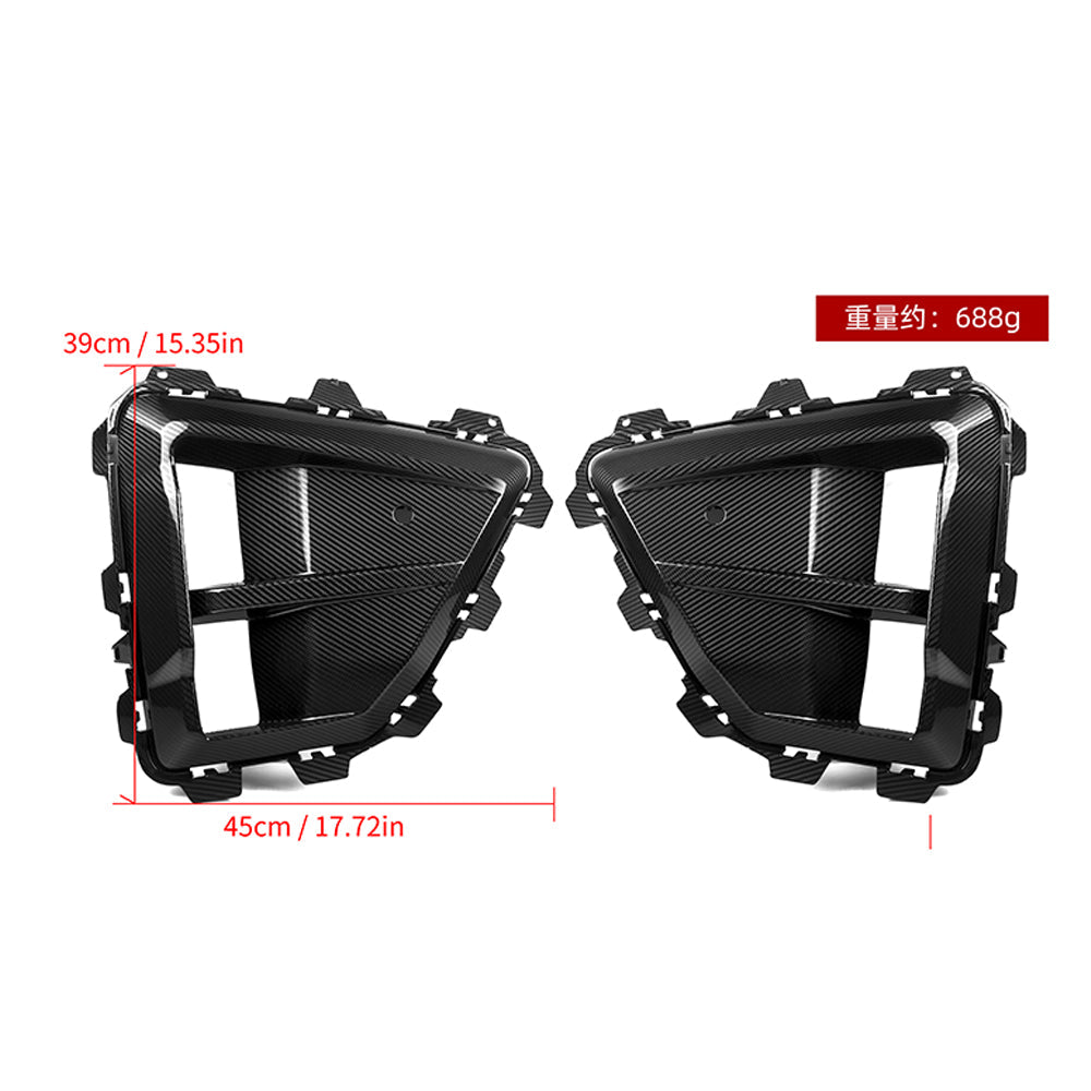 RHT BMW X5M F95 X6M F96 LCI Prepreg Carbon Fiber Front Duct