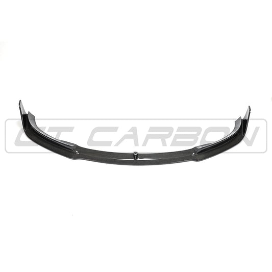 TESLA MODEL 3 2017-2023 CARBON FIBRE SPLITTER - V2-Splitter-CT CARBON-CT Carbon - High-quality carbon fiber and gloss black aerodynamic parts for premium sports and luxury vehicles.