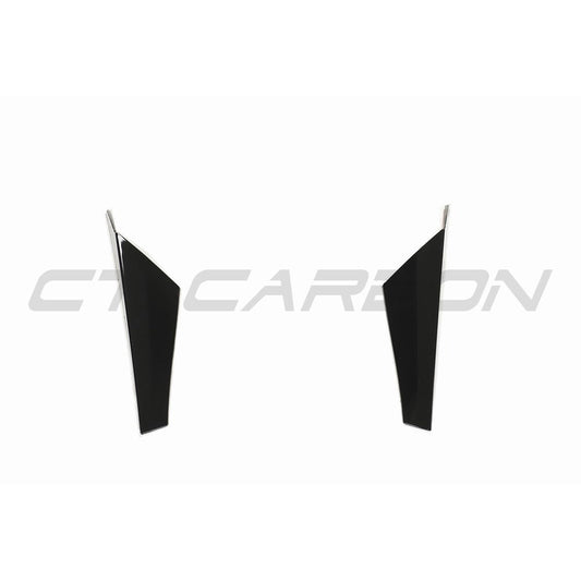 VOLKSWAGEN GOLF MK8 GLOSS BLACK REAR WINDOW TRIM-Accessories-BLAK BY CT-CT Carbon - High-quality carbon fiber and gloss black aerodynamic parts for premium sports and luxury vehicles.