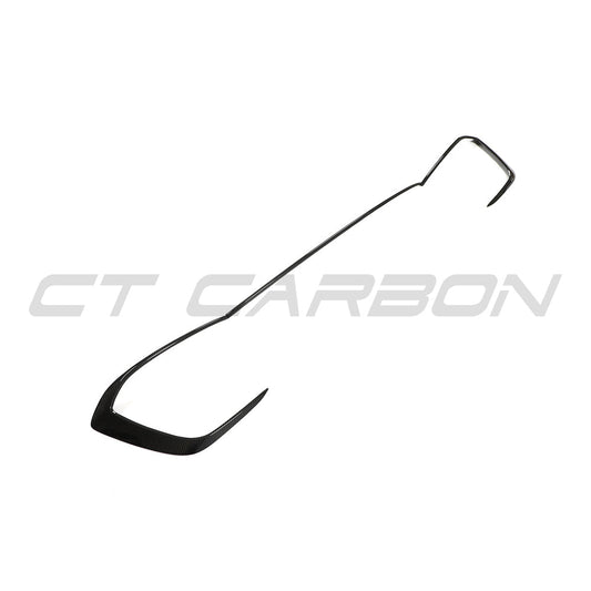 VW GOLF MK8 GTI CARBON FIBRE FRONT TRIM-Accessories-CT CARBON-CT Carbon - High-quality carbon fiber and gloss black aerodynamic parts for premium sports and luxury vehicles.