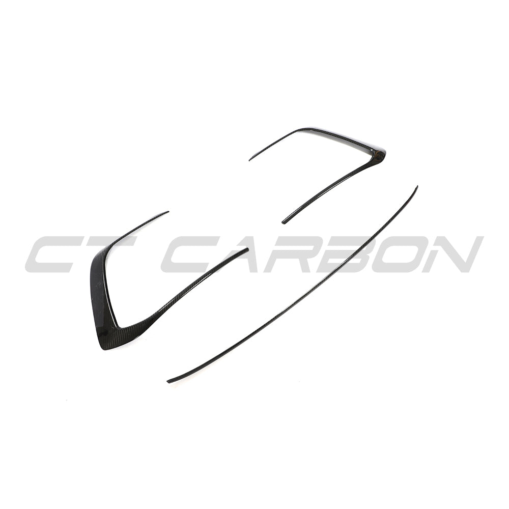 VW GOLF MK8 GTI CARBON FIBRE FRONT TRIM-Accessories-CT CARBON-CT Carbon - High-quality carbon fiber and gloss black aerodynamic parts for premium sports and luxury vehicles.