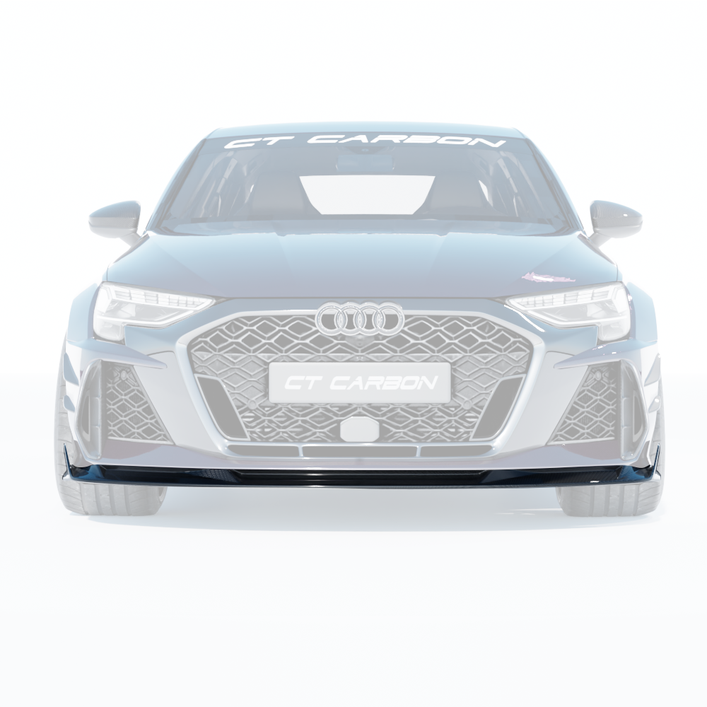 AUDI RS3 8Y 2025+ CARBON FIBRE SPLITTER - CT DESIGN