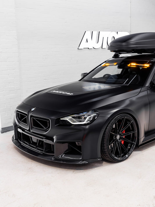 TRE BMW G87 M2 TR87 Pre-preg Carbon Fibre Flat Front Splitter by TRE (2023+) Front Lips & Splitters AUTOID®