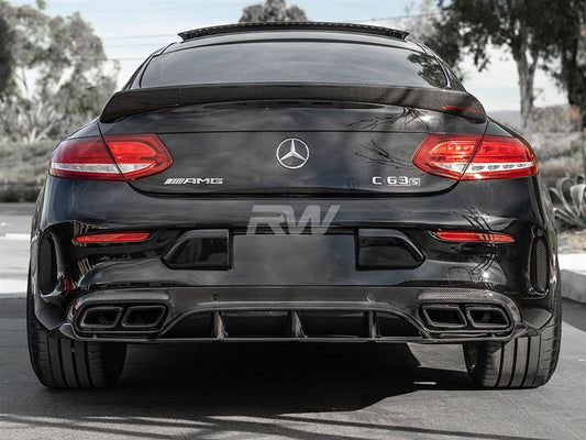 Mercedes C63/C63s AMG ED1 Style CF Diffuser