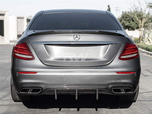 Mercedes W213 E63S Carbon Fiber Rear Diffuser