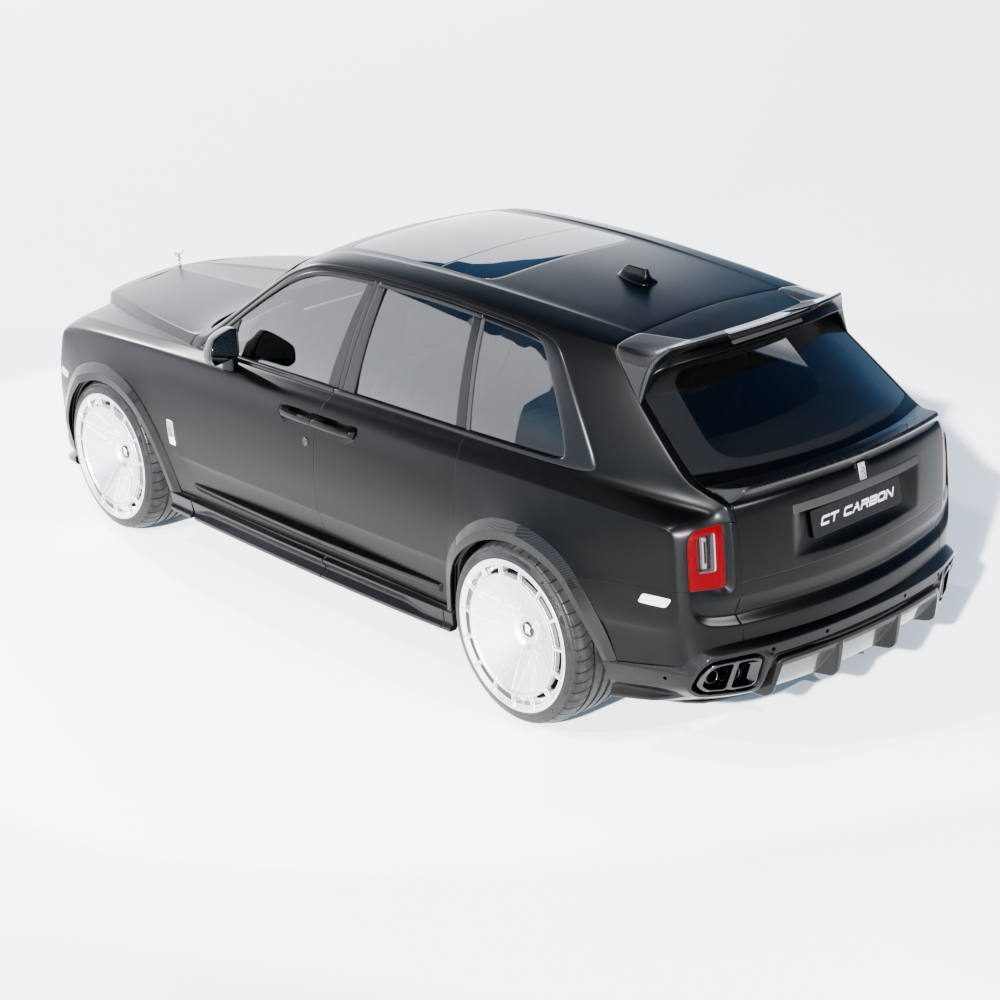 ROLLS ROYCE CULLINAN CARBON FIBRE DIFFUSER AND TIPS - CT DESIGN