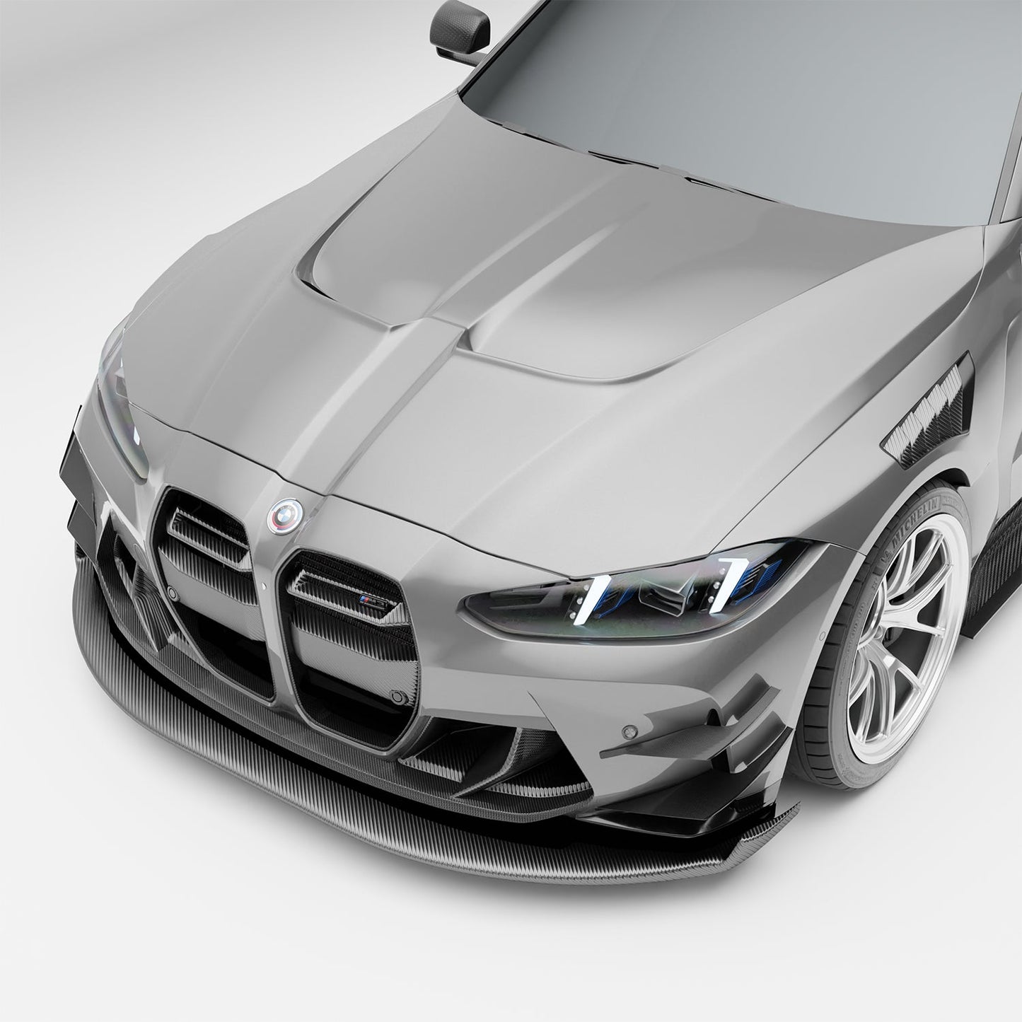 BMW M3 G80 Carbon Fiber Splitter &amp; Air Dam