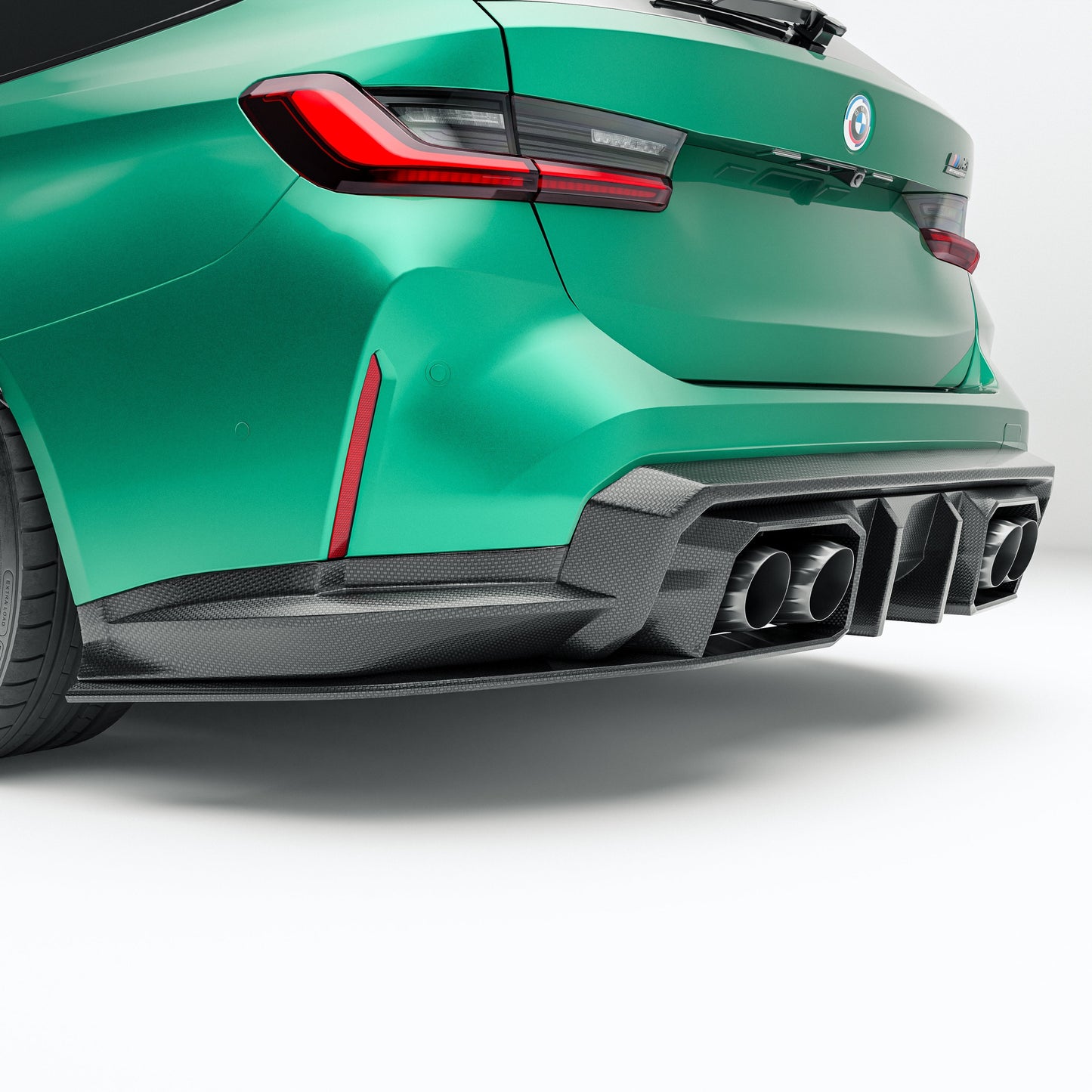 BMW M3 G81 Carbon Fiber Rear Diffuser