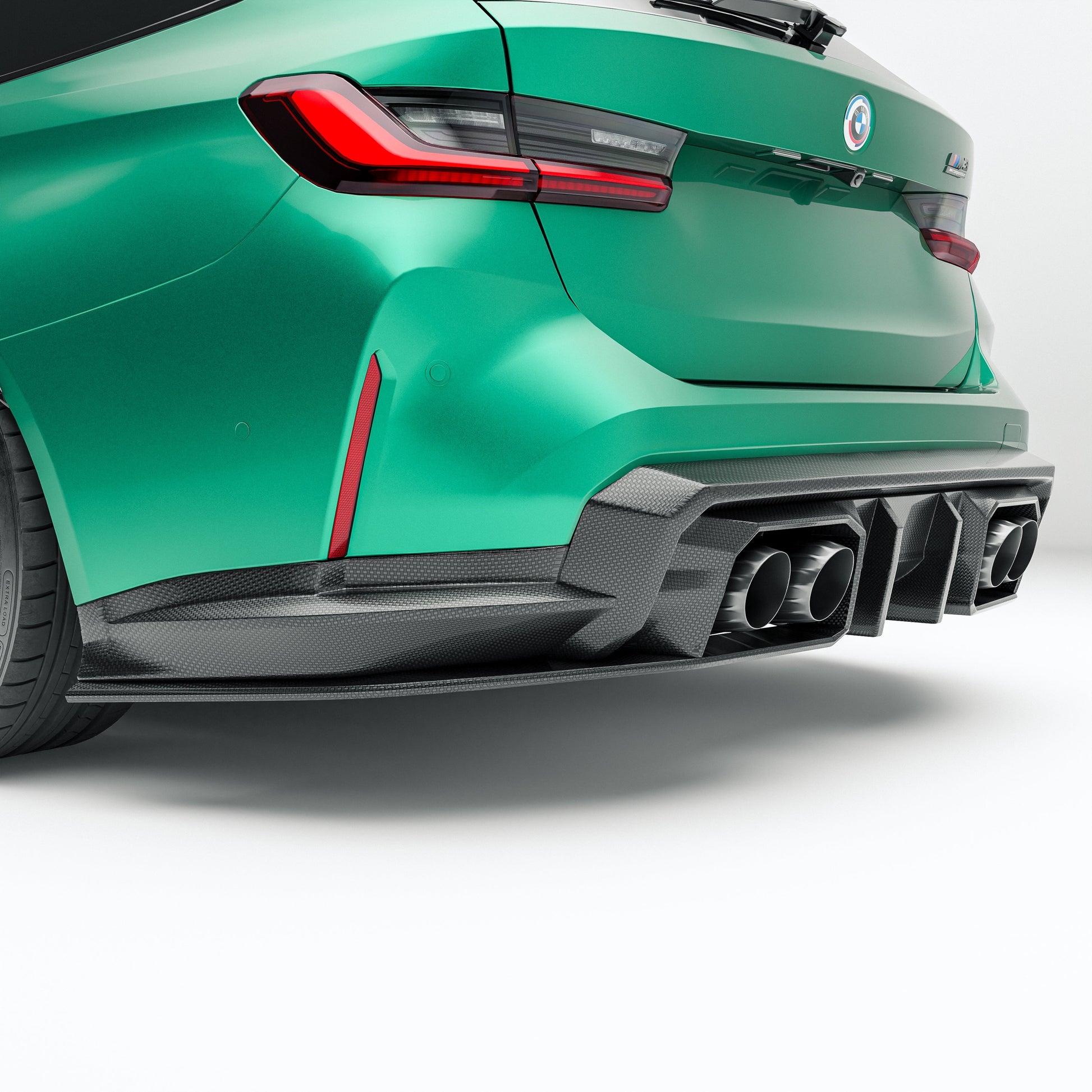BMW M3 G81 Carbon Fiber Rear Diffuser