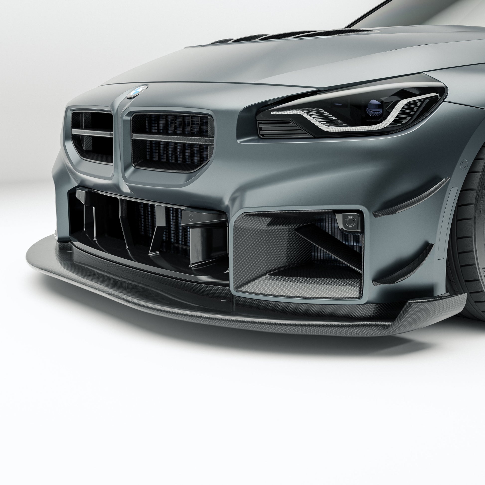 BMW M2 G87 Carbon Fiber Splitter &amp; Air Dam