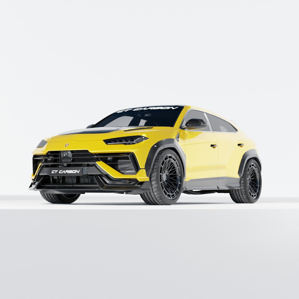 LAMBORGHINI URUS PERFORMANTE CARBON FIBRE ARCHES - CT DESIGN-Arches-CT CARBON-CT Carbon - High-quality carbon fiber and gloss black aerodynamic parts for premium sports and luxury vehicles.