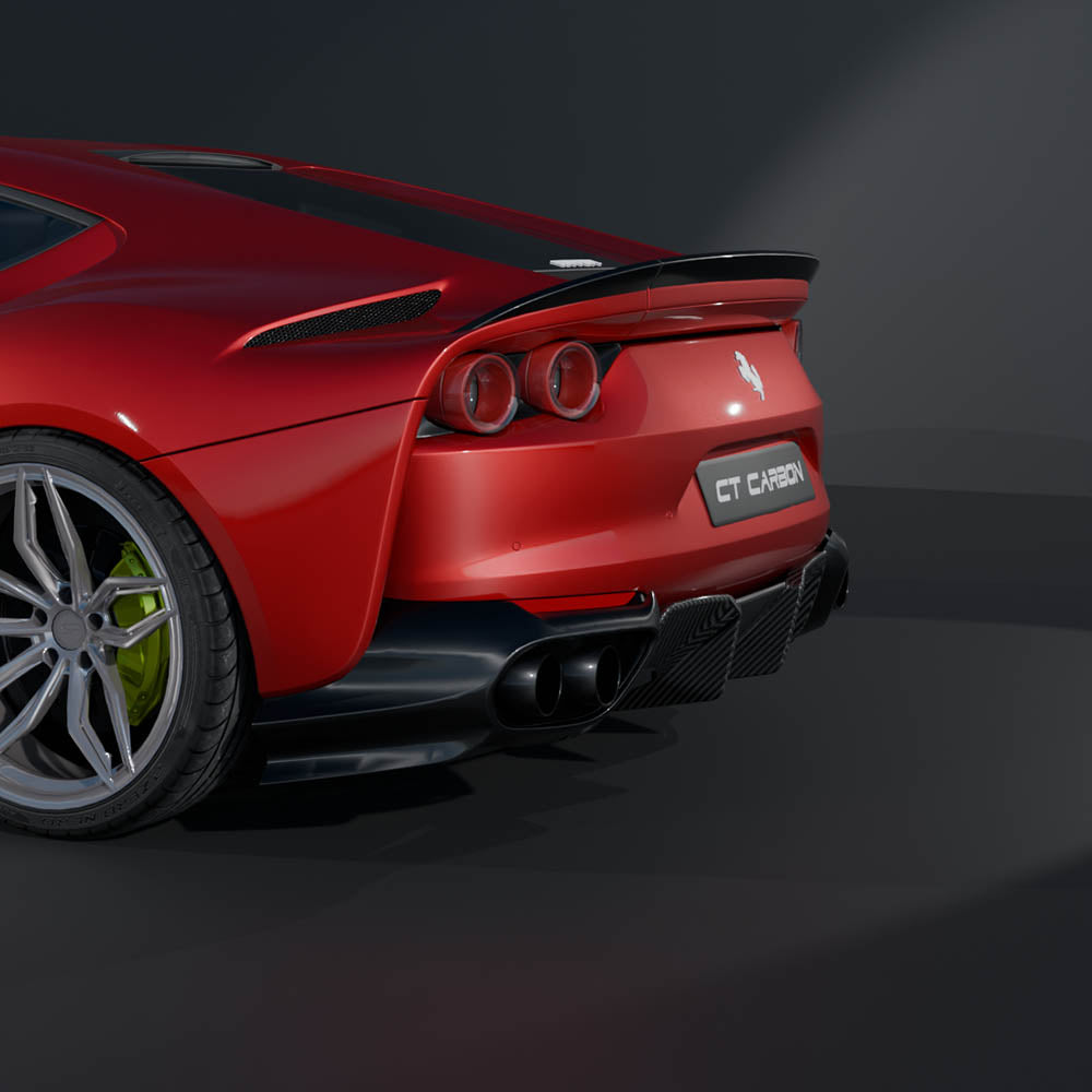 FERRARI 812 SUPERFAST CARBON FIBRE KIT - CT DESIGN-Kit-CT CARBON-CT Carbon - High-quality carbon fiber and gloss black aerodynamic parts for premium sports and luxury vehicles.