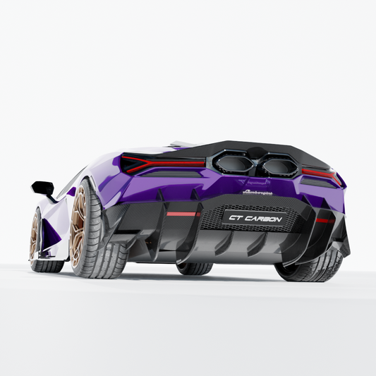 LAMBORGHINI REVUELTO CARBON FIBRE SPOILER - CT DESIGN-Spoiler-CT CARBON-CT Carbon - High-quality carbon fiber and gloss black aerodynamic parts for premium sports and luxury vehicles.