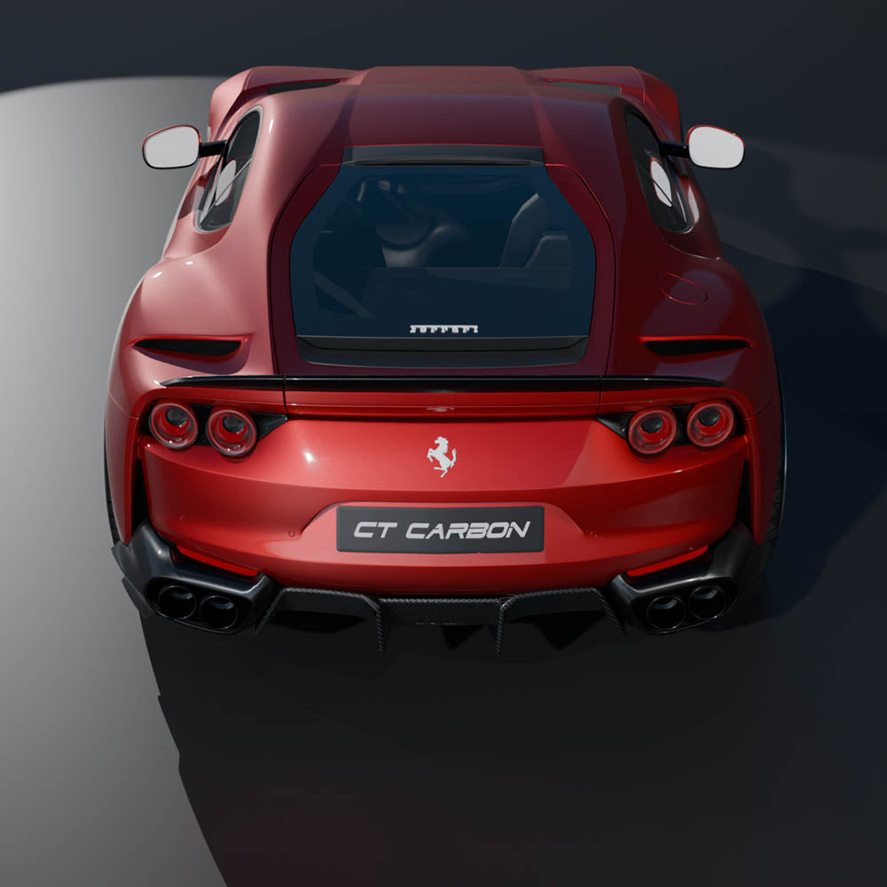 FERRARI 812 SUPERFAST CARBON FIBRE KIT - CT DESIGN-Kit-CT CARBON-CT Carbon - High-quality carbon fiber and gloss black aerodynamic parts for premium sports and luxury vehicles.