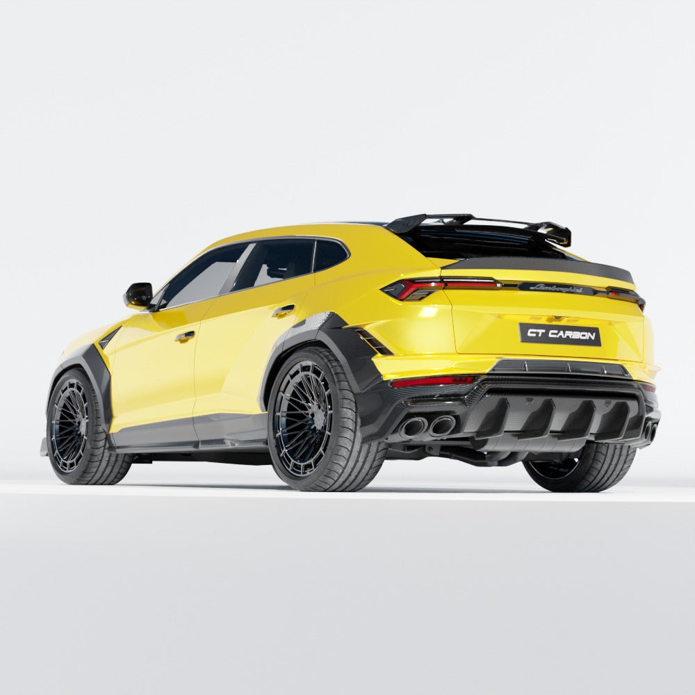 LAMBORGHINI URUS PERFORMANTE CARBON FIBRE ARCHES - CT DESIGN-Arches-CT CARBON-CT Carbon - High-quality carbon fiber and gloss black aerodynamic parts for premium sports and luxury vehicles.