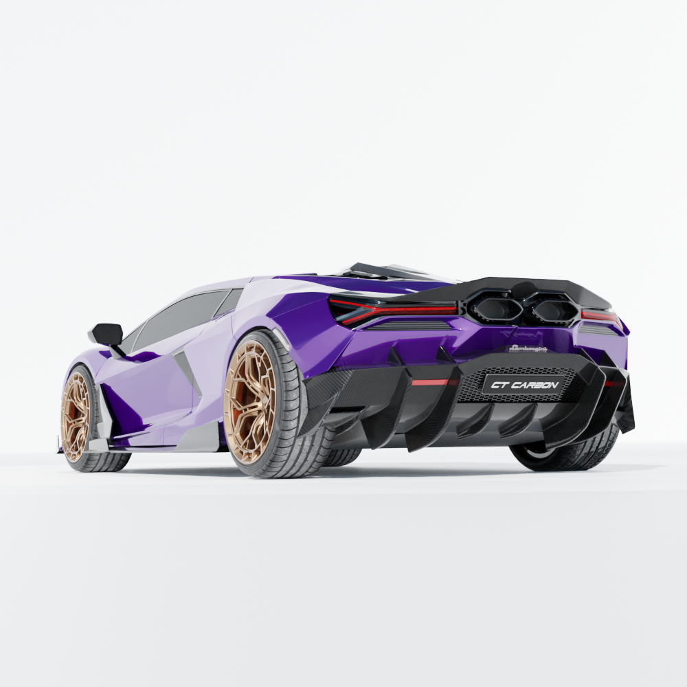 LAMBORGHINI REVUELTO CARBON FIBRE DOOR TRIM - CT DESIGN-Side Skirts-CT CARBON-CT Carbon - High-quality carbon fiber and gloss black aerodynamic parts for premium sports and luxury vehicles.