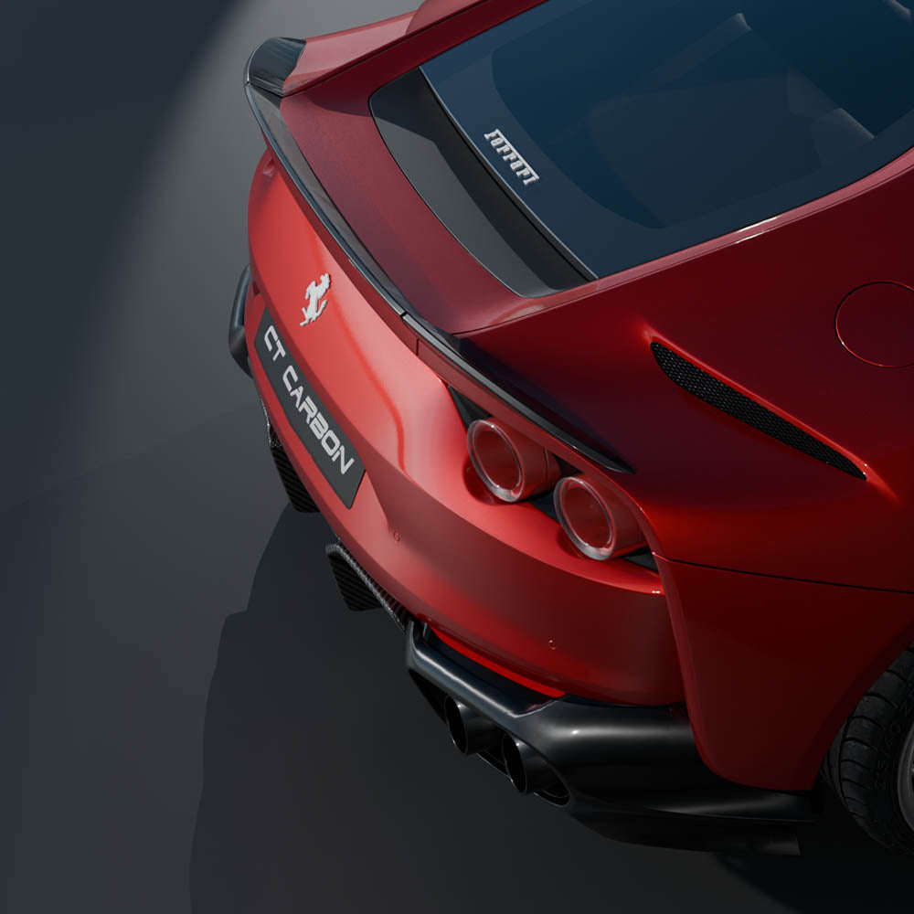 FERRARI 812 SUPERFAST CARBON FIBRE KIT - CT DESIGN-Kit-CT CARBON-CT Carbon - High-quality carbon fiber and gloss black aerodynamic parts for premium sports and luxury vehicles.