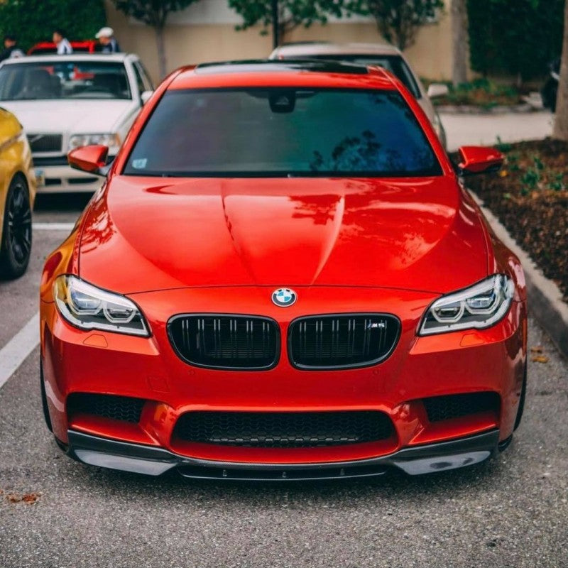 Carbonteile Tuning 1061 - Frontlippe Lippe Frontspoiler Schwert V4 Carbon passend für BMW F10 M5