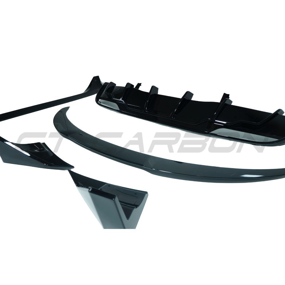 TESLA MODEL 3 2023+ FACELIFT GLOSS BLACK FULL KIT-Kit-BLAK BY CT-CT Carbon - High-quality carbon fiber and gloss black aerodynamic parts for premium sports and luxury vehicles.
