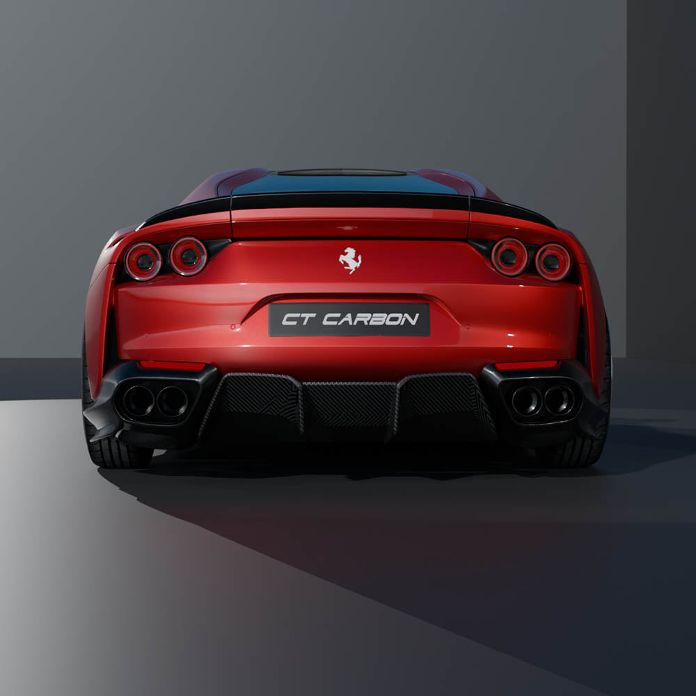 FERRARI 812 SUPERFAST CARBON FIBRE KIT - CT DESIGN-Kit-CT CARBON-CT Carbon - High-quality carbon fiber and gloss black aerodynamic parts for premium sports and luxury vehicles.
