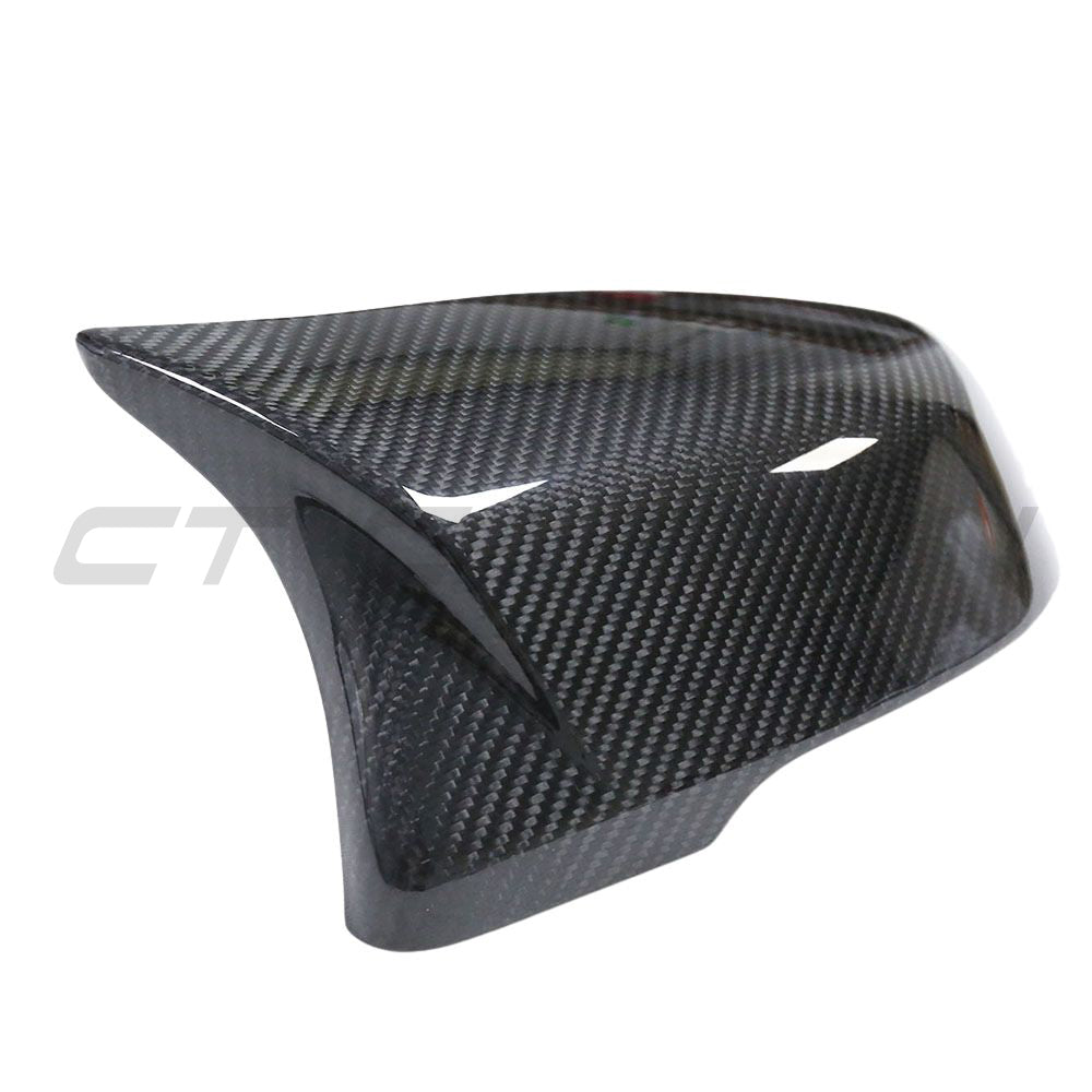 TOYOTA SUPRA A90 CARBON FIBRE MIRRORS - M-STYLE-Accessories-CT CARBON-CT Carbon - High-quality carbon fiber and gloss black aerodynamic parts for premium sports and luxury vehicles.