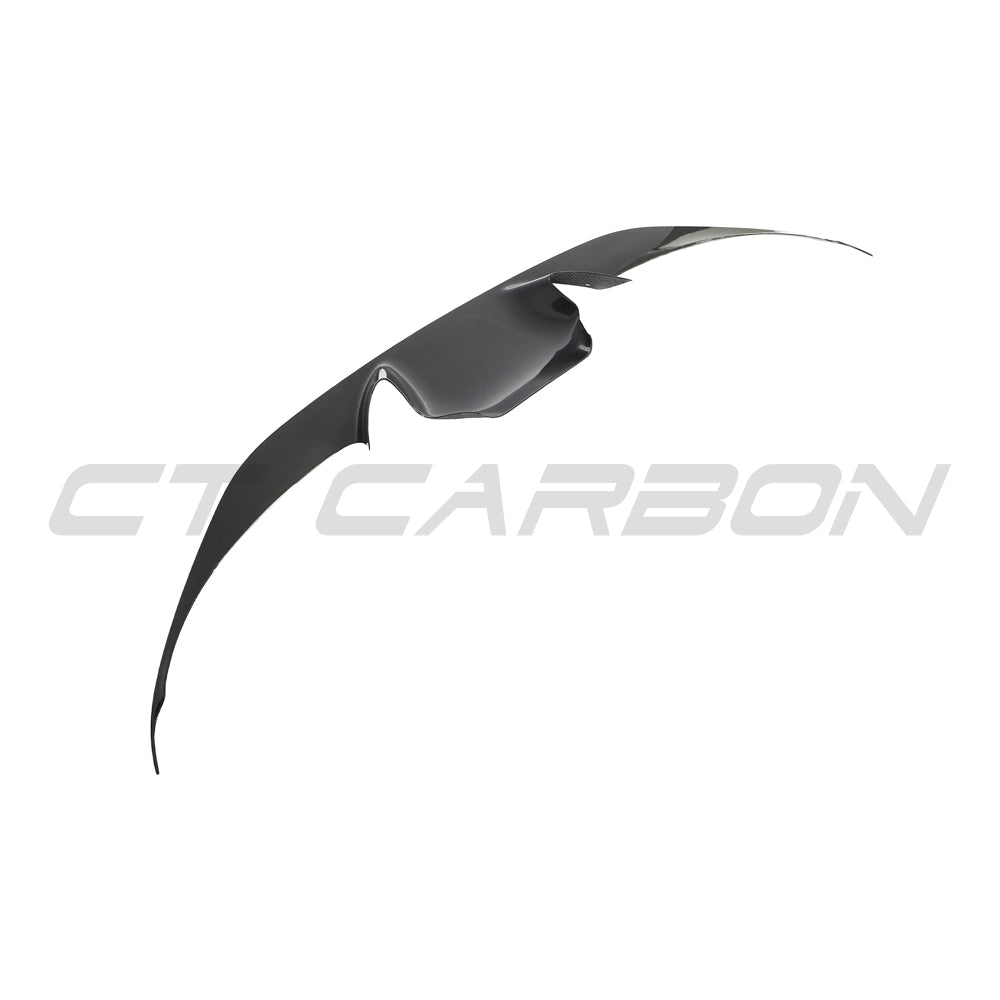 FERRARI F8 2019-2023 FRONT BUMPER CARBON FIBRE TRIM-Splitter-CT CARBON-CT Carbon - High-quality carbon fiber and gloss black aerodynamic parts for premium sports and luxury vehicles.