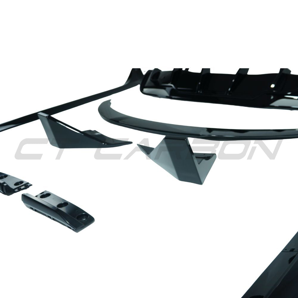 TESLA MODEL 3 2023+ FACELIFT GLOSS BLACK FULL KIT-Kit-BLAK BY CT-CT Carbon - High-quality carbon fiber and gloss black aerodynamic parts for premium sports and luxury vehicles.