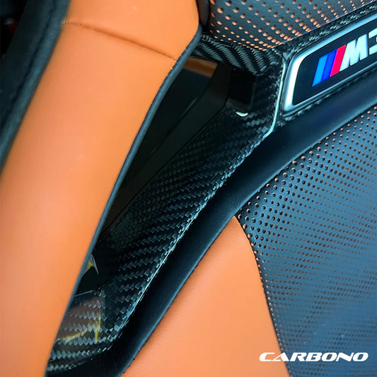 Carbonsitz Einfassung aus Dry Carbon - passend für BMW M2, M3, M4, M5 CS, M8