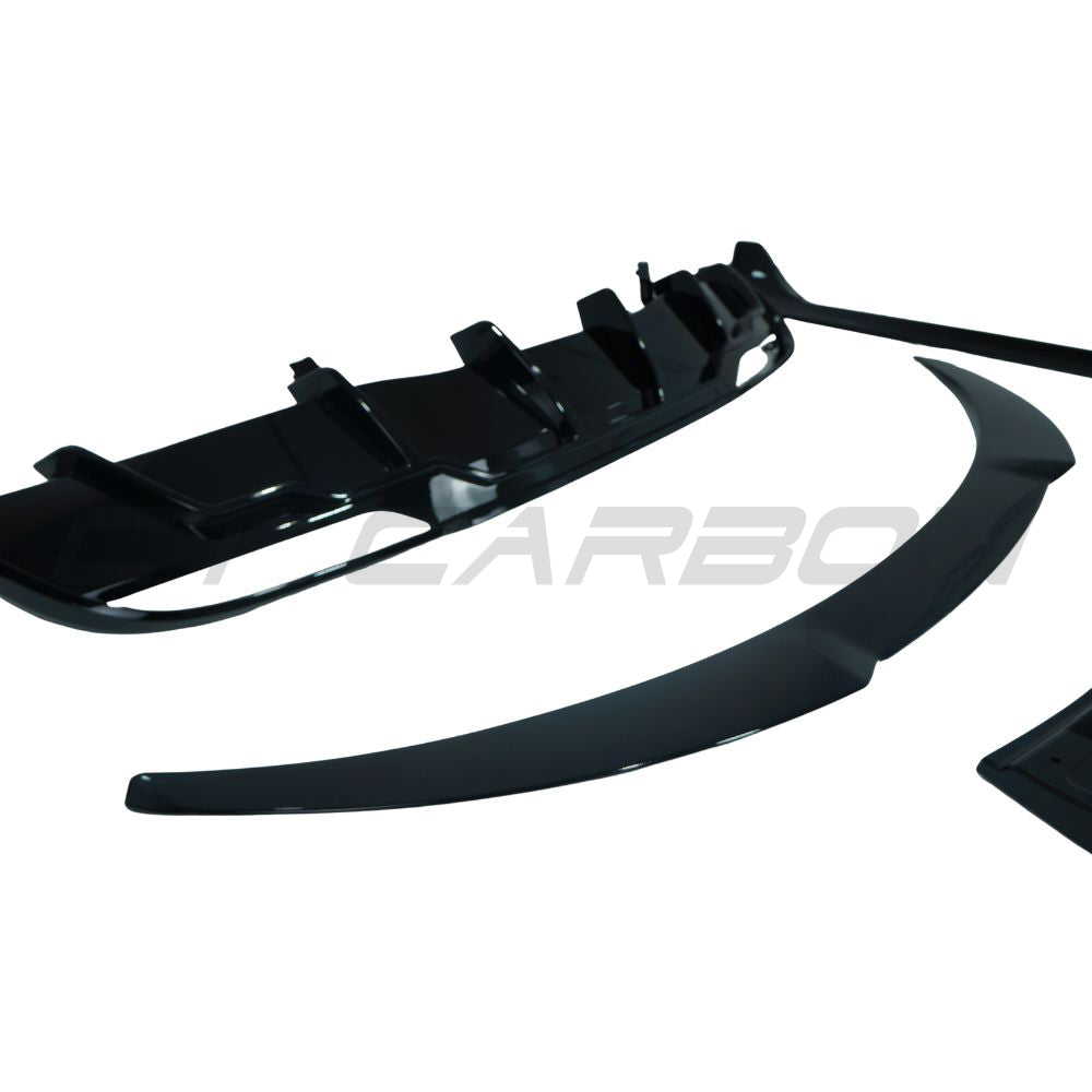 TESLA MODEL 3 2023+ FACELIFT GLOSS BLACK FULL KIT-Kit-BLAK BY CT-CT Carbon - High-quality carbon fiber and gloss black aerodynamic parts for premium sports and luxury vehicles.
