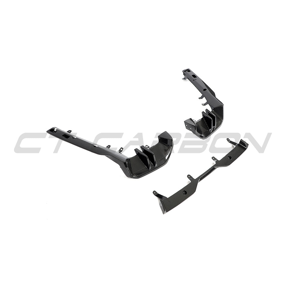 BMW 5 SERIES G60 & i5 2023+ CARBON FIBRE DIFFUSER - MP-Diffuser-CT CARBON-CT Carbon - High-quality carbon fiber and gloss black aerodynamic parts for premium sports and luxury vehicles.