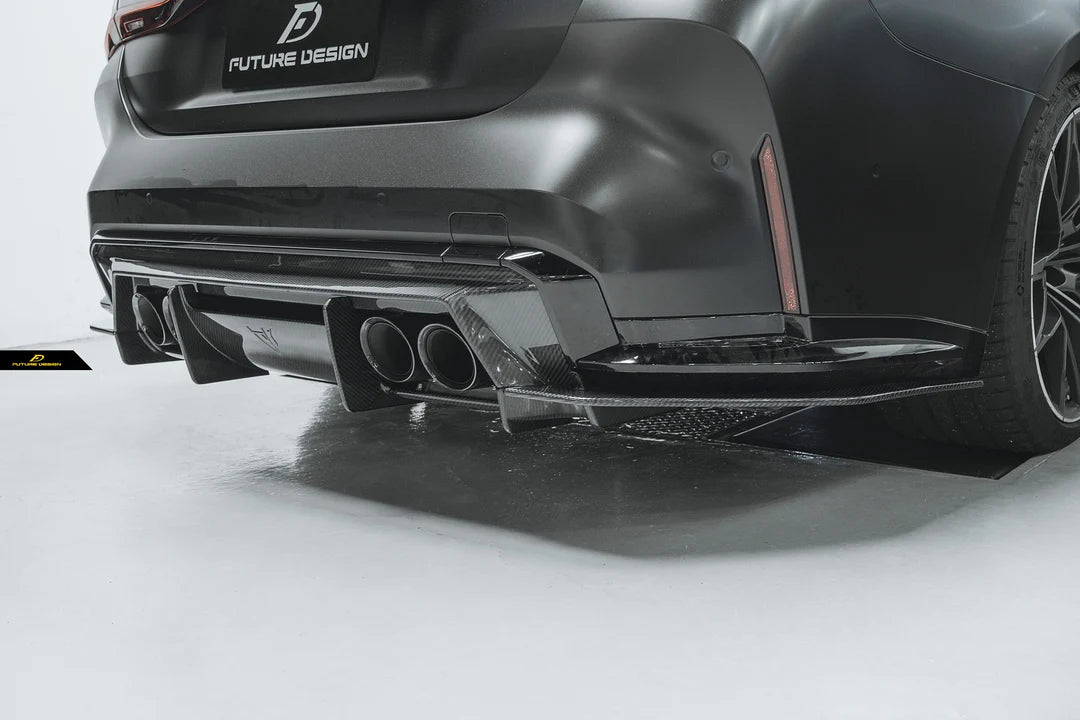 BMW M3/M4 FD RHT Carbon Fiber Rear Diffuser Set