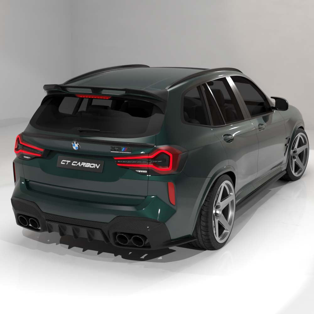 BMW G01 X3/G08 IX3/F97 X3M 2019+ CARBON FIBRE ROOF SPOILER - CT DESIGN