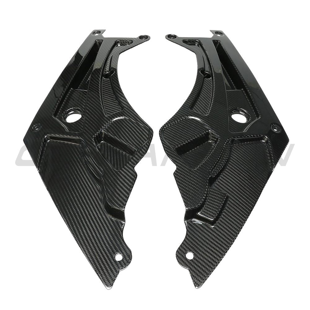 BMW M3 & M4 G80/G81/G82/G83 CARBON FIBRE HEADLIGHT COVER-Accessories-CT CARBON-CT Carbon - High-quality carbon fiber and gloss black aerodynamic parts for premium sports and luxury vehicles.